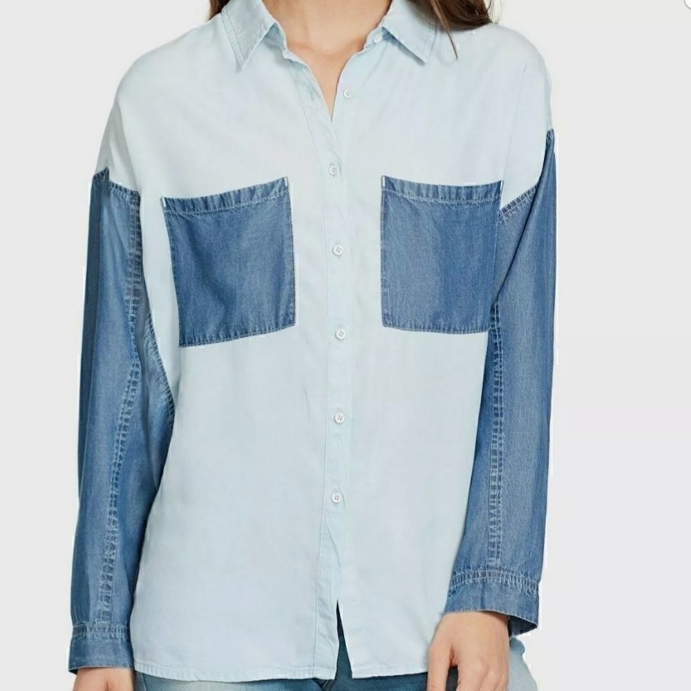NWT WILLIAM RAST COLOR BLOCK SHIRT